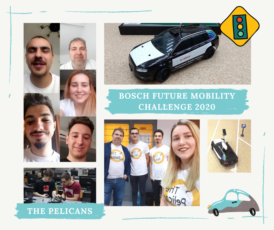 Echipa The Pelicans premiată în concursul online Bosch Future Mobility Challenge 2020