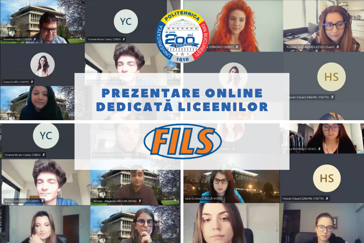 Prezentare online dedicată liceenilor – FILS
