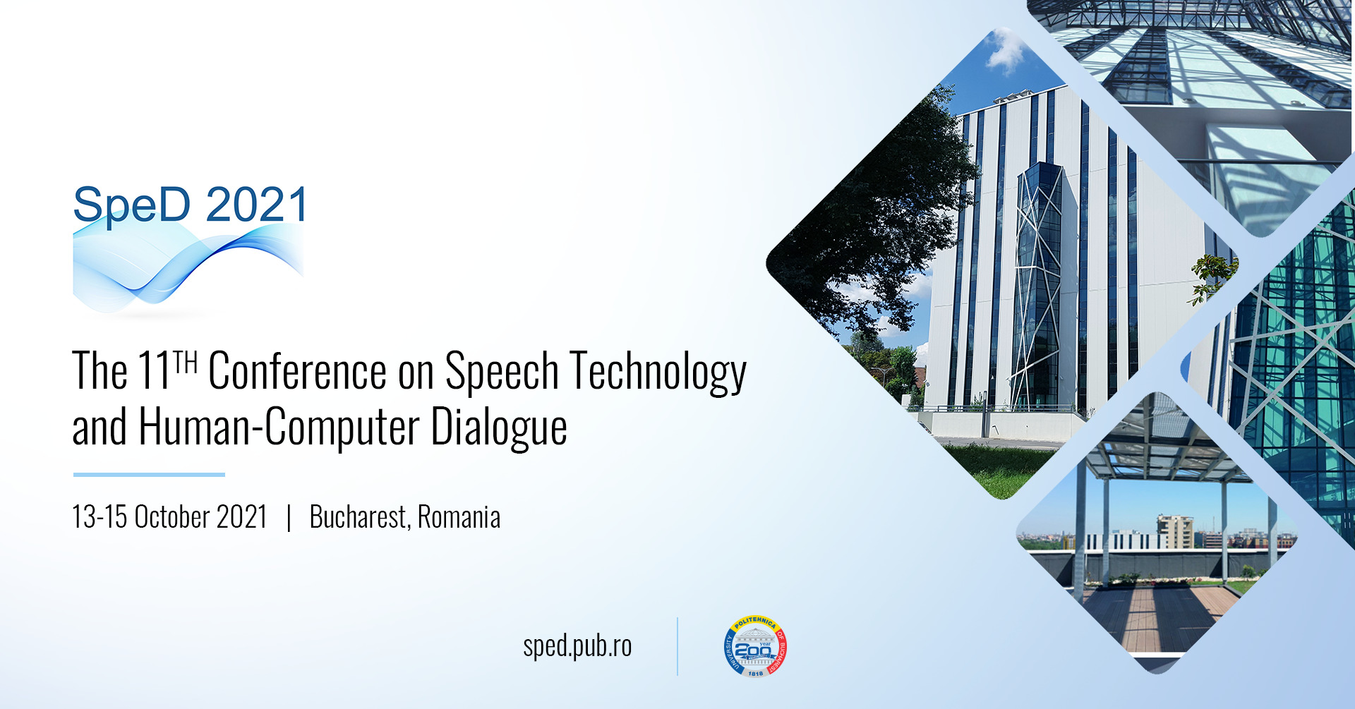 UPB organizează a 11-a ediție a conferinței Speech Technology and Human-Computer Dialogue – SPED2021